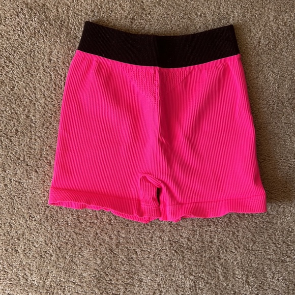 Free People Neon Pink Shorts - Picture 2 of 3